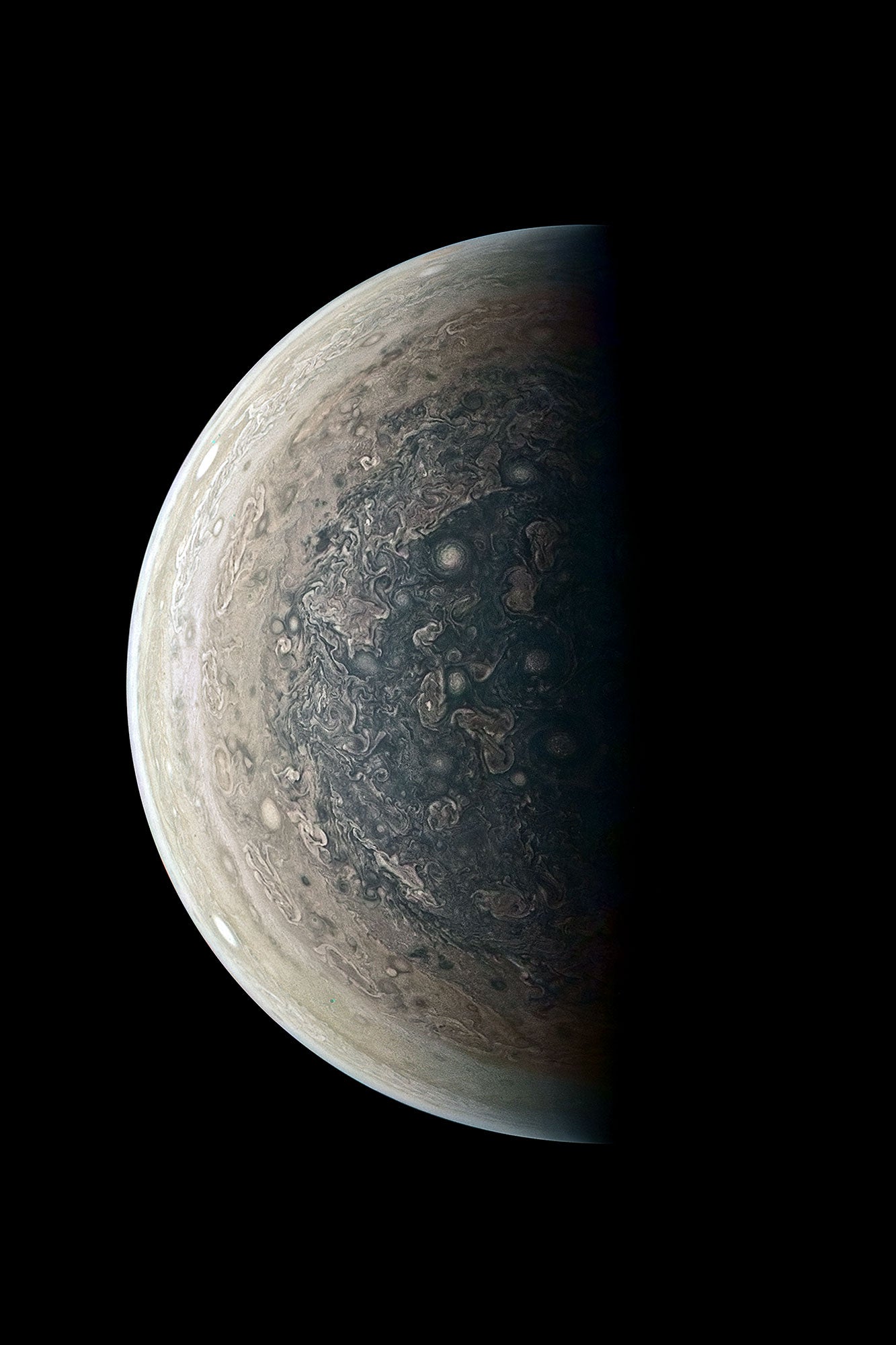 Jupiter von unten